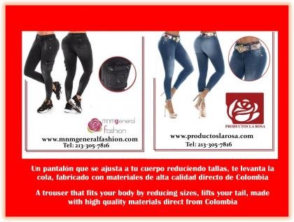 Pantalones Colombianos de ajuste perfecto